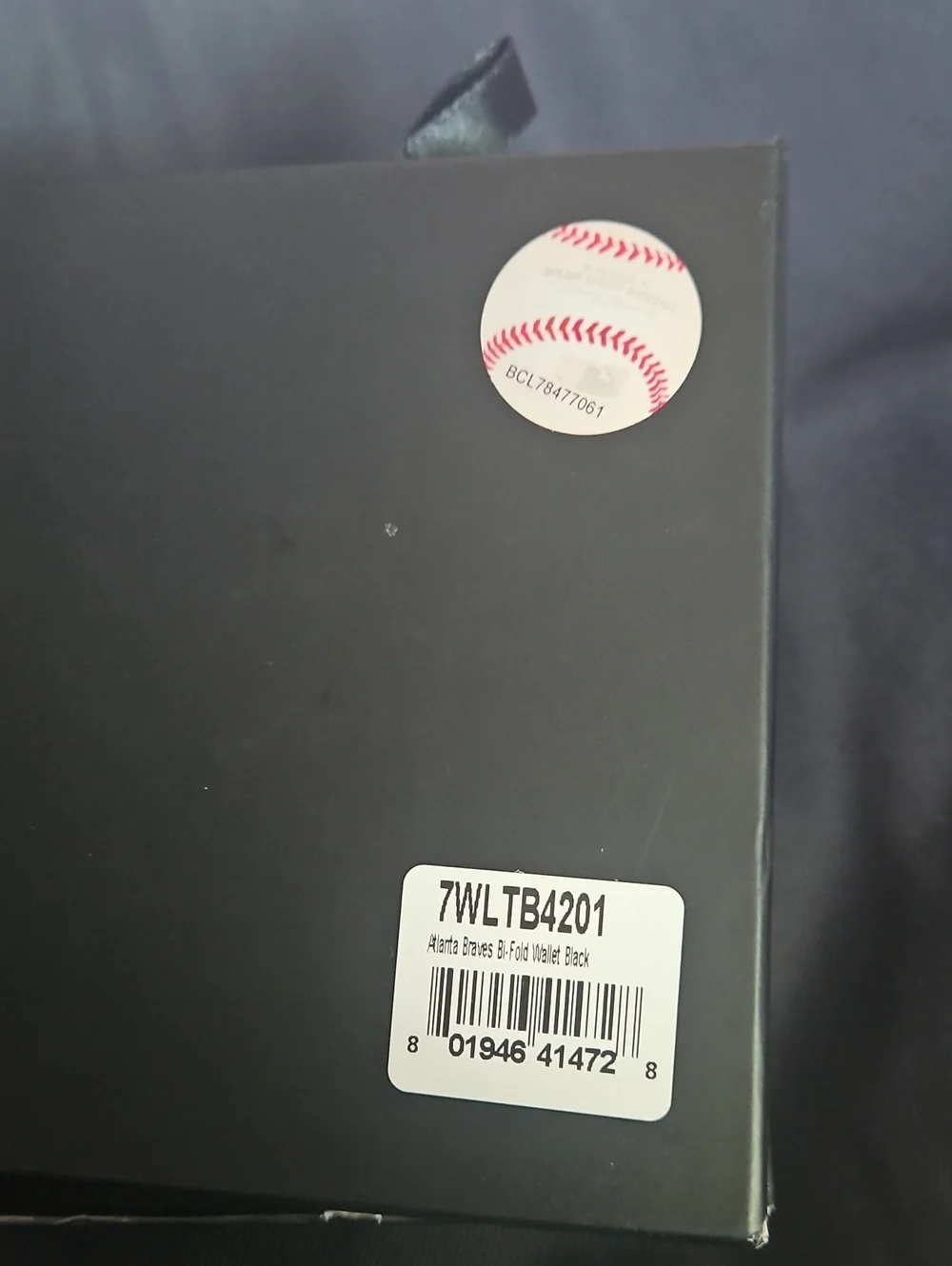 Atlanta Braves Black Bi-Fold Wallet